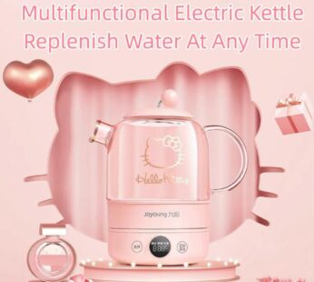 0.8L Portable Glass Electric Kettle 220V Household Health Pot Automatic Electric Mini Water Kettle Cute Portable Outdoor Tea Pot