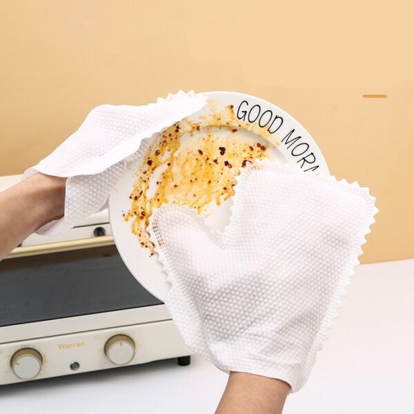 1-20pcs Home Kitchen Cleaning Gloves Dust Fish Scale Cleaner Duster Glove Rags Reusable Household Non-woven Rag Clean Tools - Image 6