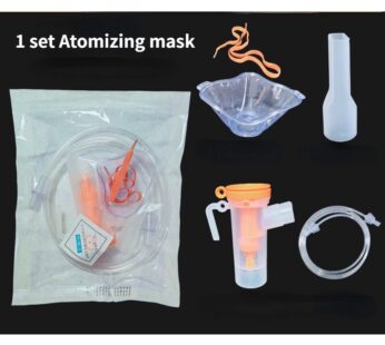 1 Set Nebulizer Mask Portable Atomizing Inhaler Compressor Children Adult Household Nebulizer Cup Filter Universal Bite Kits