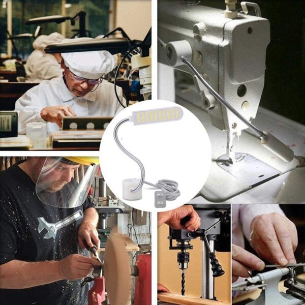 10/20/30 Industrial Lighting LED Sewing Machine Night Lights Home With Magnetic Flexible Adjustable For Base Adsorbed Work Lamps - Image 5