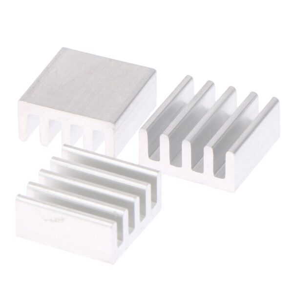 10 pcs Aluminum Heatsink 11*11*5MM Electronic Chip Radiator Cooler With Thermal - Image 2