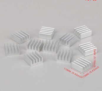 10 pcs Aluminum Heatsink 11*11*5MM Electronic Chip Radiator Cooler With Thermal