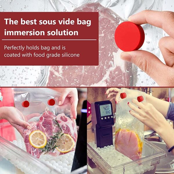 10pcs Sous Vide Weight Magnets for Sous Vide Meals Meat and Veggies Racks Sous Vide Silicone Accessories - Image 2