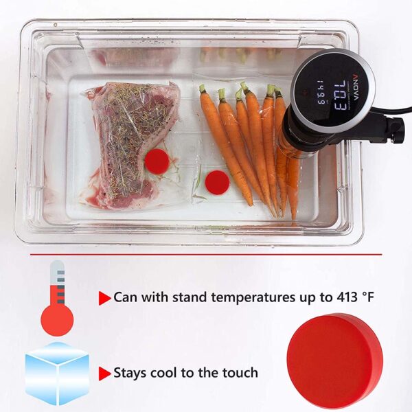 10pcs Sous Vide Weight Magnets for Sous Vide Meals Meat and Veggies Racks Sous Vide Silicone Accessories - Image 4