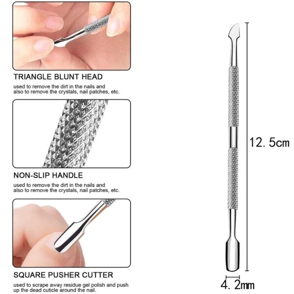 1PCS Ingrown Toenail Nail Lifter Cuticle Pusher Professional Manicure Pedicure Hand Tool Podiatry Foot Cutter Trimmer Feet Care - Image 6