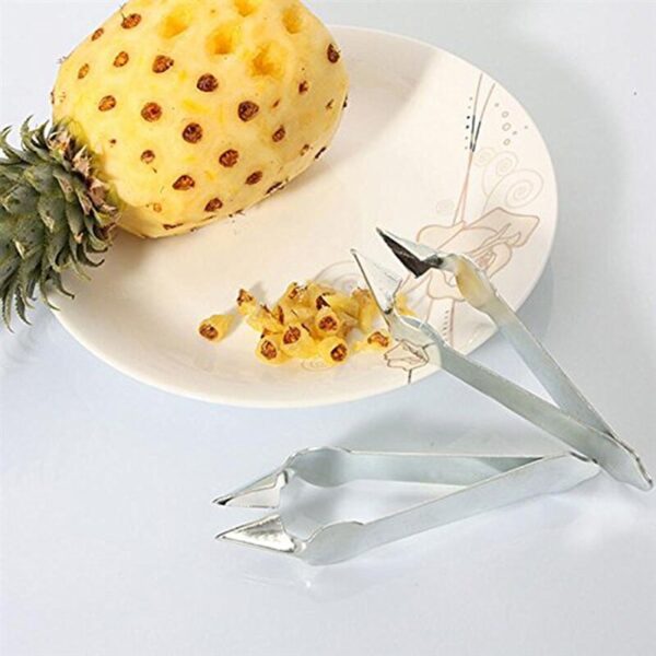 1Pc Cheap Pineapple Eye Peeler Stainless Steel Cutter Practical Remover Clip Home Kitchen Tools Home Kitchen Tool Free Ship - Image 2