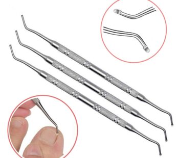 1pcs Toe Nail File Foot Nail Care Hook Ingrown Double Ended Ingrown Toe Correction Lifter File Manicure Pedicure Toenails Clean