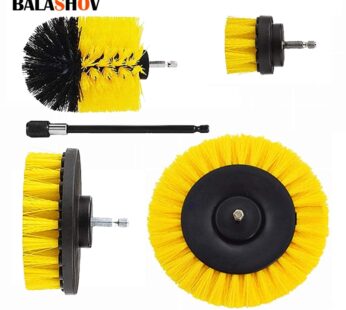 22 /3Pcs Electric Drill-Brush Kit Power Scrubber Brush For Carpet Bathroom Surface Tub Furniture Shower Tile Tires Cleaning Tool