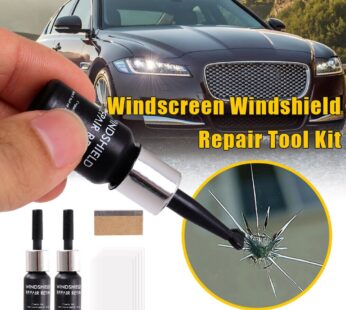 2pcs Automotive Glass Nano Repair Fluid Car Windshield Resin Crack Tool-Kit Scratch Repair Agent Set