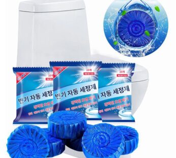 40pcs Blue Bubble Home Deodorizer Toilet Cleaner Cleaning Toilet Automatic Bathroom Supplies