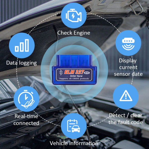 Automotive Fault Detector Universal Vehicle Fuel Consumption Diagnosis And Detection Driving Decoder Obd On Board Box - Image 2