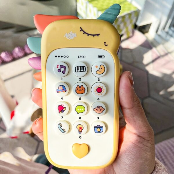 Baby Phone Toy Music Sound Telephone Sleeping Toys with Teether Simulation Toys Phone Infant Early Educational Toy Kids Gifts - Image 3