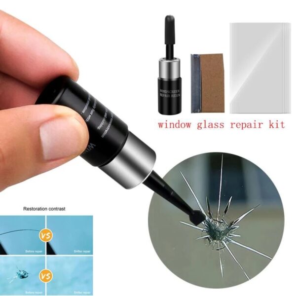 Car Automotive Glass Nano Repair Solution Fluid Glass Repair Fluid Car Window Repair Tools Kit Nano Repair Fluid Crack Scratch