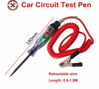 Car Truck Voltage Circuit Tester 6V 12V 24V DC Digital Display Long Probe Pen Light Bulb Automobile Diagnostic Tool Auto Repair