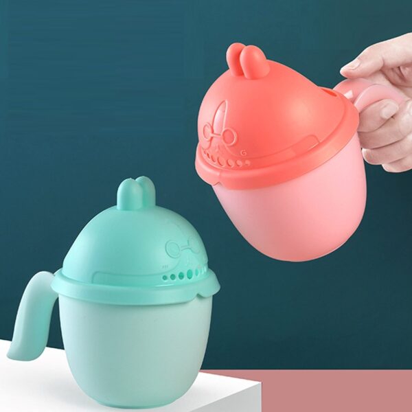 Cute Cartoon Baby Bath Caps Toddle Shampoo Cup Children Bathing Bailer Baby Shower Spoons Child Washing Hair Cup Kids Bath Tool - Image 3