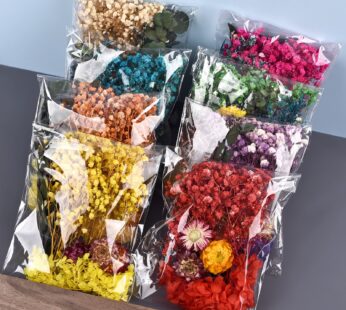 Dry Flowers Materials DIY Epoxy Resin Jewelry Crafts Fillers Art Candles Handmade Floral Hydrangea A Variety Of Flowers In A Bag