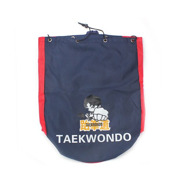 Good Quality Black Taekwondo Bag Martial Arts MMA Protector Suit Bag for Kids Adult WTF TKD Backpack Training Outdoor Sports Bag - Image 2