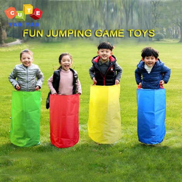 Kids Funny Sports Toy Jumping Bag Jump Ring 10 Circle 10 Connectors Adult Children Group Building Boys Girls Party Outdoor Games - Image 2