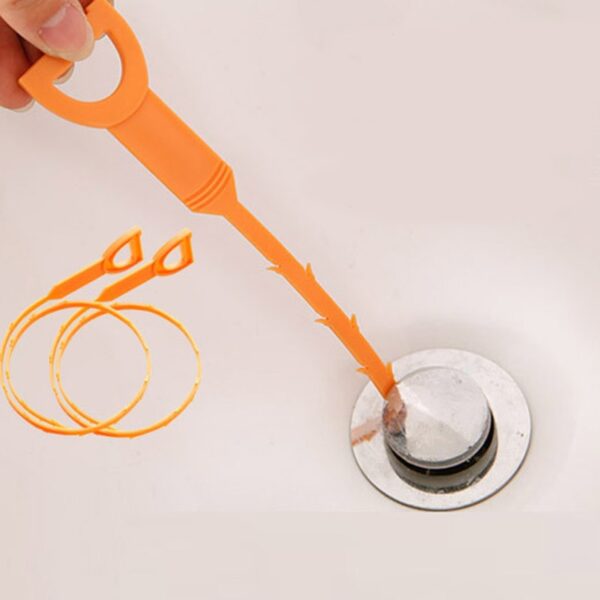 Kitchen Sink Cleaning Pipe Hook Cleaner Sticks Clog Remover Sewer Dredging Spring Pipe Hair Dredging Tool Bathroom Accessories - Image 3