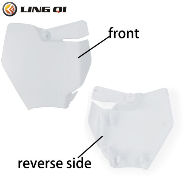 LING QI Motorcycle Front Number Plate Fender Cover Plastic Fairing Kit For China KTM50 KTM 50 Mini Dirt Pit Bike SENIOR JUNIOR - Image 3