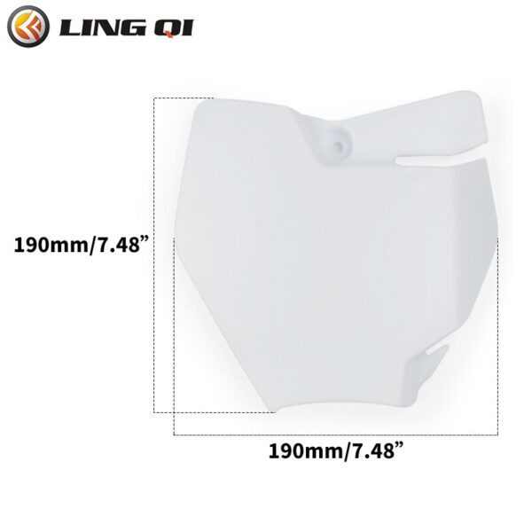 LING QI Motorcycle Front Number Plate Fender Cover Plastic Fairing Kit For China KTM50 KTM 50 Mini Dirt Pit Bike SENIOR JUNIOR - Image 5