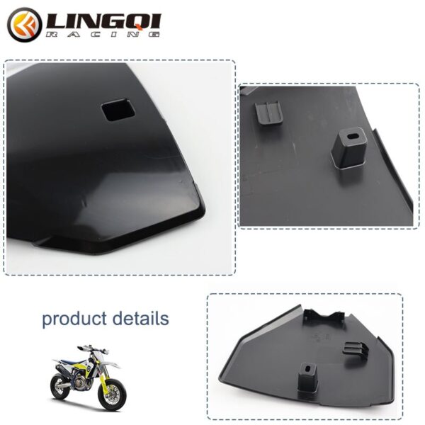 LING QI Off-road Motorcycle Part 110CC 125CC 150CC PP Plastic Front Number Plate For Chinese Husqvarna 65 Dirt Bike - Image 5