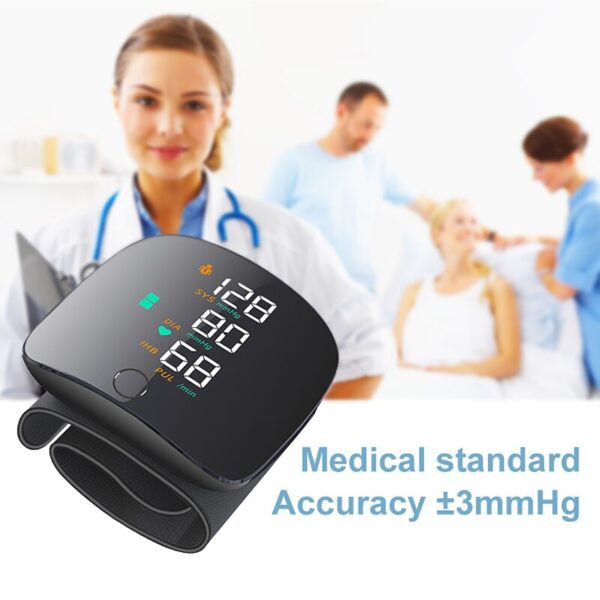 Medical Wrist Blood Pressure Monitor Baumanometro Digitlal Tensiometro Household Health Monitors Blood Pressure Measuring - Image 4