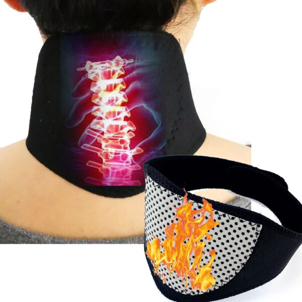 Neck Belt Tourmaline Self Heating Magnetic Therapy Neck Wrap Belt Brace Pain Relief Cervical Vertebra Protect Health Care