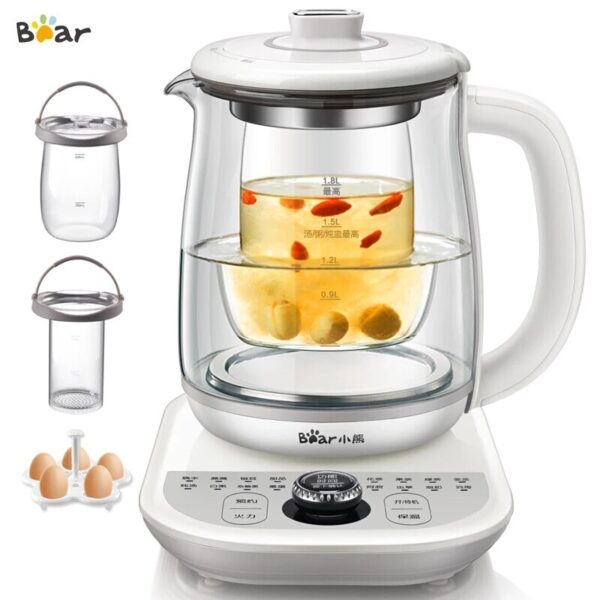 New Original Health Pot Electric Kettle Household 1.5L Multifunctional Tea Maker Boiling Flower Teapot