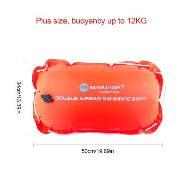 Outdoor Safety Swimming Buoy Multifunction Swim Float For Adults And Kids PVC Lifebelt Storage Bag For Water Sports - Image 5