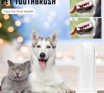 Pet Toothbrush Super Soft Pet Finger Grooming Dog Brush Bad Breath Tartar Teeth Care Tool Pet Cleaning Silicagel Supplies