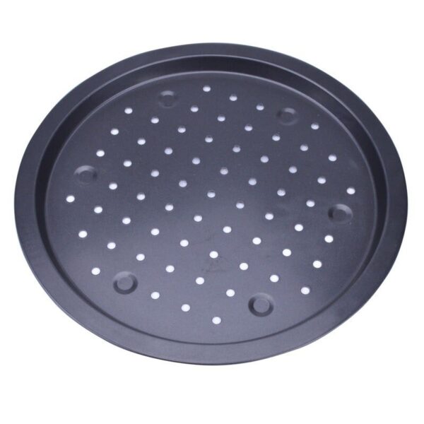 Pizza Pan with Holes Carbon Steel Perforated Baking Pan Round Pizza Crispy Crust Tray Bakeware Set Cooking Accessories - Image 6