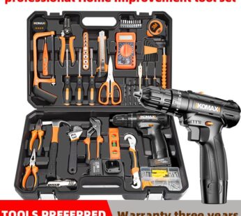 Professional Home Improvement Toolbox Full Set Powerful Impact Drill Combination Mechanical wood Car Repairs Complete Toolkit