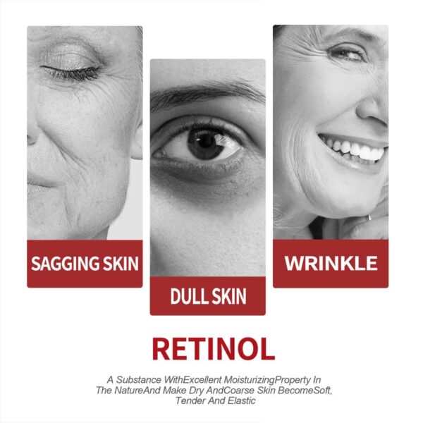 Retinol Wrinkle Removing Cream Anti Aging Firming Lifting Fade Fine Lines Moisturizing Brightening Skin Care Korean Cosmetics - Image 5