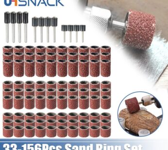 Sanding Drums Kit Sanding Band 1/2 1/4 3/8Inch Grinding Polishing Engraving Tool Bits for Dremel Drill Rotary Abrasive Tools Set