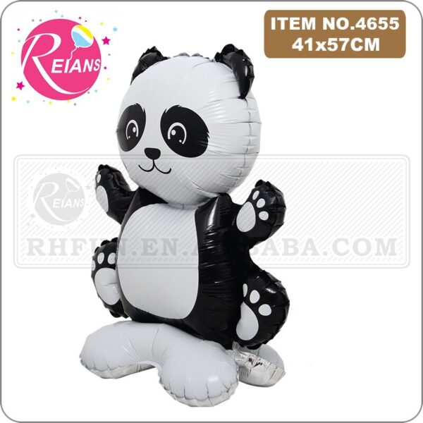 Selfstand 3D Animal Fox Koala Lion Elephant Panda Cow Animal Boy Foil Balloons Birthday Party Baby Shower Decorations Kids Toys - Image 4