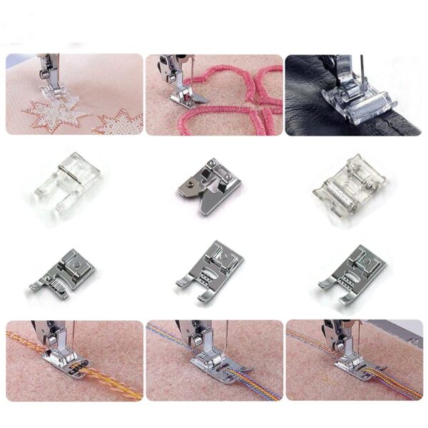 Sewing Machine Presser Foot Kit, Household Knitting Sewing Machine Accessories For Brother Babylock,Singer,Janome,Elna,Toyota - Image 3