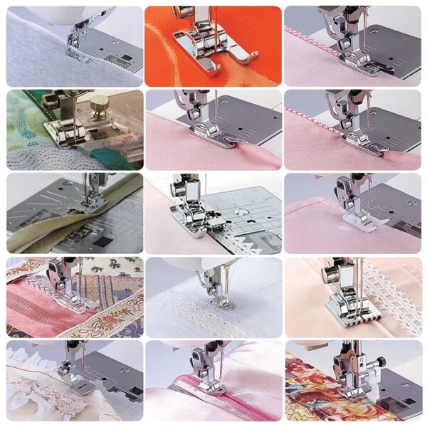 Sewing Machine Presser Foot Kit, Household Knitting Sewing Machine Accessories For Brother Babylock,Singer,Janome,Elna,Toyota - Image 5