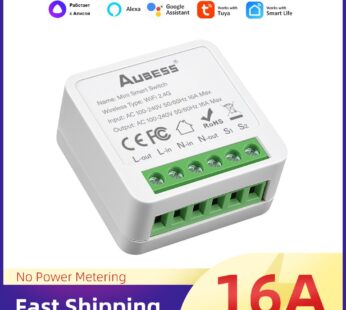 Wifi Mini Smart Switch 16A DIY Light Switches 2 Way Wireless Smart Home With Tuya Smart Life App Alexa Google Home