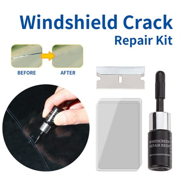 Windshield Crack Repair Kit Car Window Glass Liquid Repair Set Automotive Nano Fluid Glass Filler Easy DIY Kit Car Accessories - Image 2