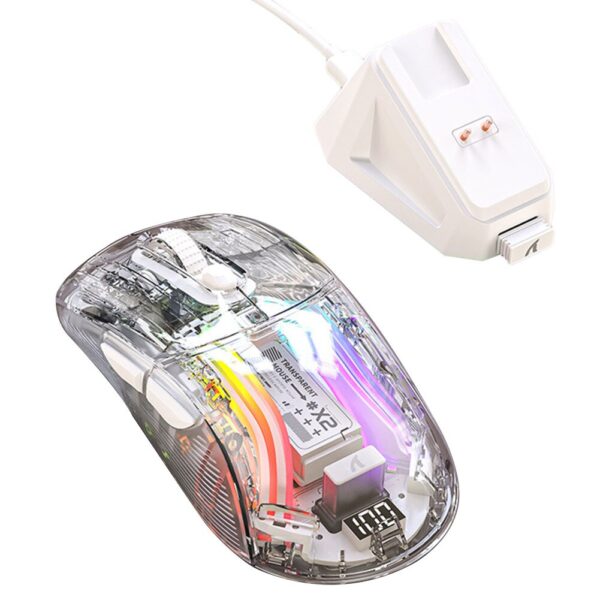 Wireless Gamer Mouse RGB Lighting 3 Modes Electronic Competition Mice Bluetooth-Compatible 5.0/2.4G/USB-C for ESports Office - Image 3