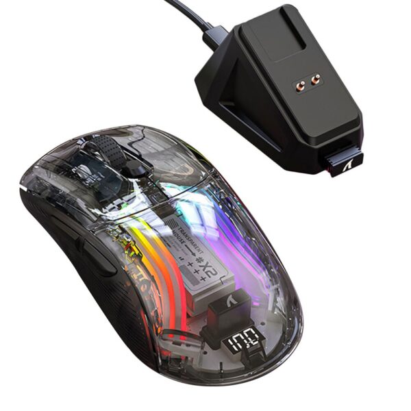 Wireless Gamer Mouse RGB Lighting 3 Modes Electronic Competition Mice Bluetooth-Compatible 5.0/2.4G/USB-C for ESports Office - Image 4